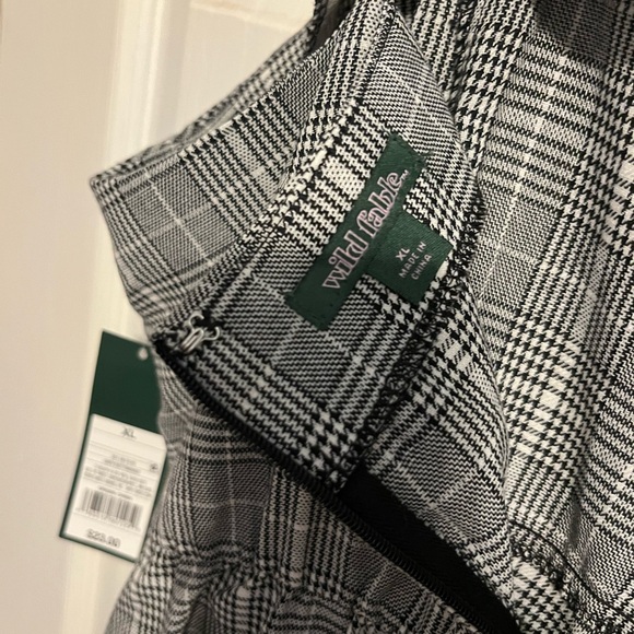 Wild Fable Gray Plaid Mini Dress - Picture 3 of 3